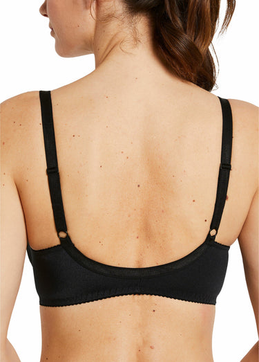 Soutien-gorge avec armatures ouvert devant Noir