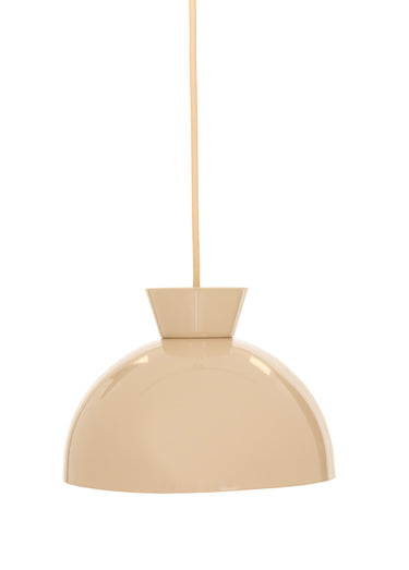 Suspension en métal coloré LITO Beige