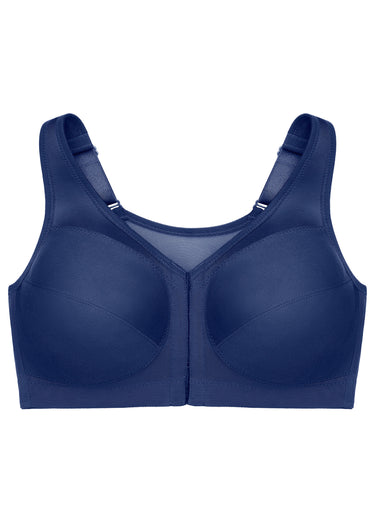 Soutien-gorge MagicLift Grandes Tailles Aide à la Posture, Fermeture Frontale, Sans Armatures n°1265 Bleu