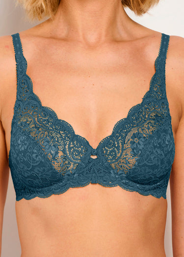 Soutien-gorge avec armatures, Amourette Bleu Canard