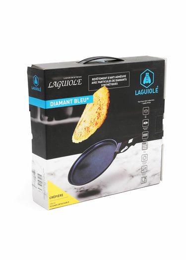 Crêpière amovible alu 26cm Diamant Bleu Bleu