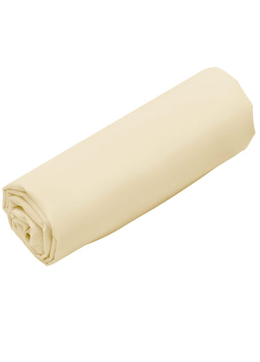 Drap housse pur coton uni, Relax Beige Naturel