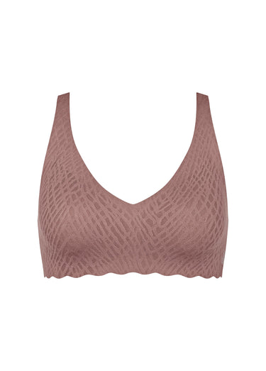 Soutien gorge microfibre graphique Cacao