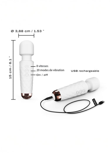 Stimulateur clitoridien, Mini Wanderful Blanc