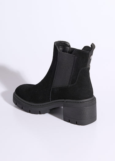 Boots Chelsea élastique fantaisie Noir