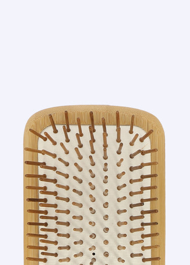Brosse plate à picots, cheveux épais Bois