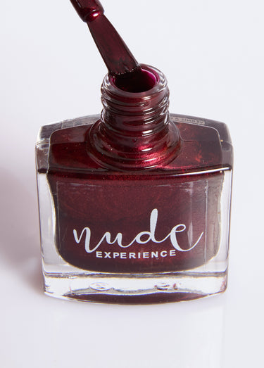 Vernis à ongles nacré, Intense Rouge
