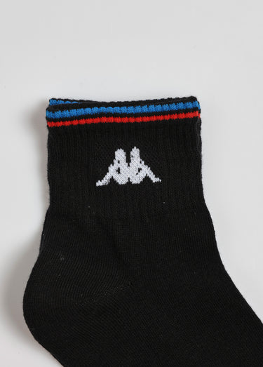 Lot de 2 Chaussettes basses licence Alpine® Noir / Blanc