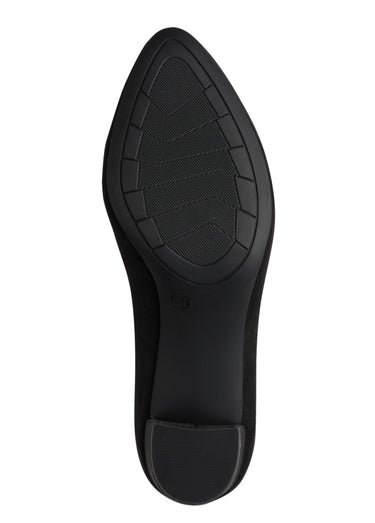 Escarpins chic bout pointu et talon haut Noir