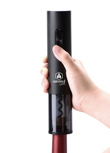 Ouvre-bouteille électrique à piles Noir