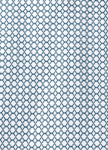 Parure de lit 4 pièces avec drap plat, ornement Imprime Marron