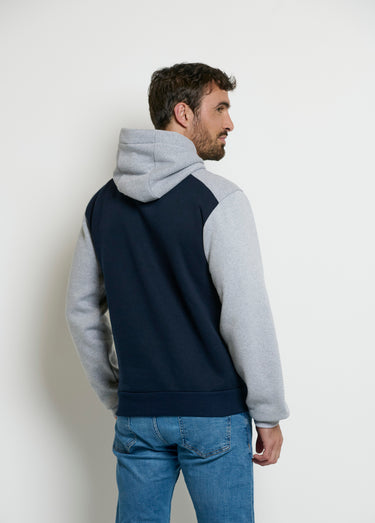 Sweat à capuche avec logo vintage Marine