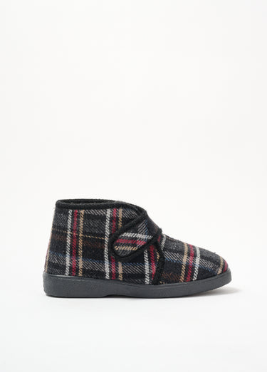 Chaussons montants grande largeur fourrés mixtes Gris