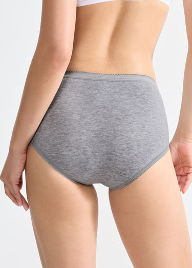 Culotte basic midi Gris