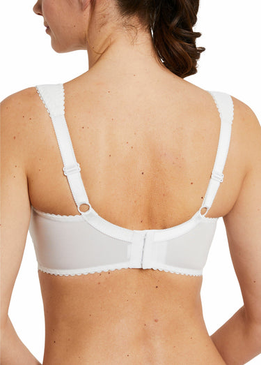 Soutien-gorge sans armatures dentelle Blanc