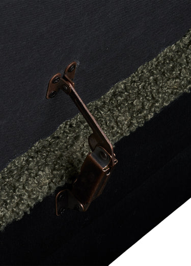 Banc bouclette avec rangement HARLOW Vert