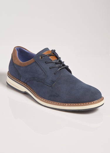 Derbys en suédine, style casual chic Marine