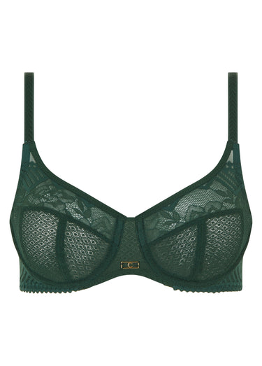 Soutien-gorge enveloppant dentelle, ORIGINS Vert