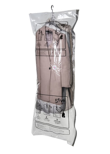 Sac compresseur gain de place forme housse Transparent