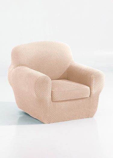 Housse intégrale pour fauteuil ou canapé Beige