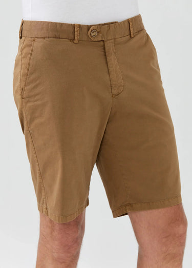 Bermuda chino en toile poches italiennes Brun