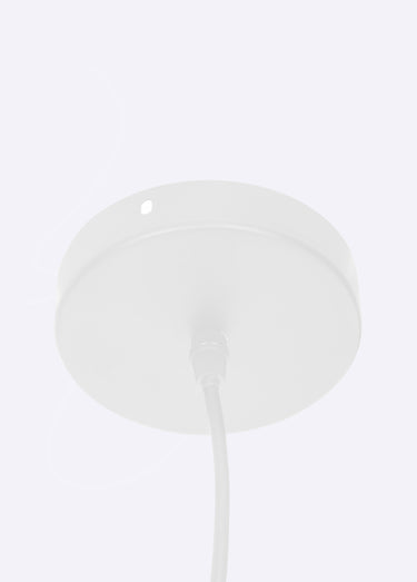Suspension osier tressé, forme cloche Naturel