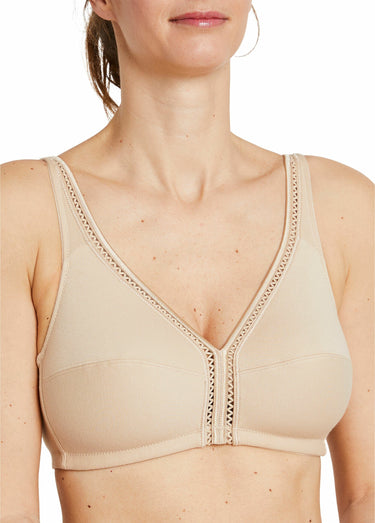 Soutien-gorge sans armatures en coton Peau