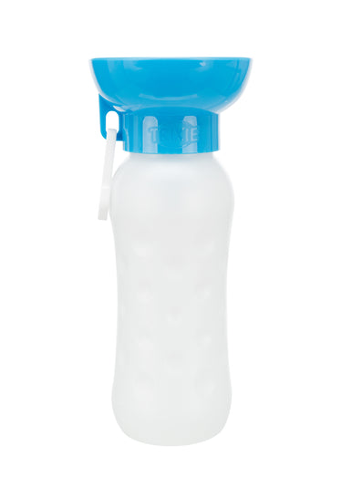 Gourde avec gamelle pour animaux Bleu