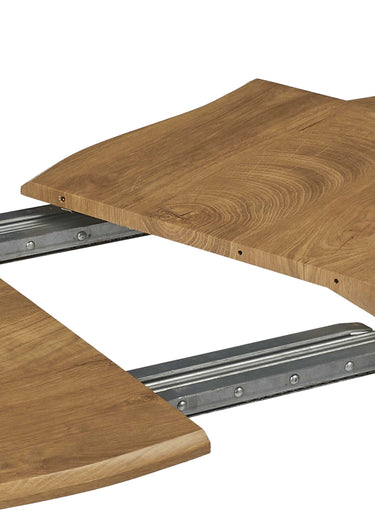 Table basse bois extensible 4 à 6 pers. FOREST Marron/Noir