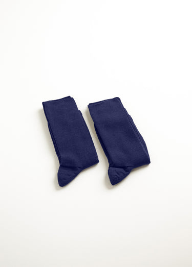 Mi-chaussettes sans compression chauds - lot de 2 paires Bleu jean lot de 2