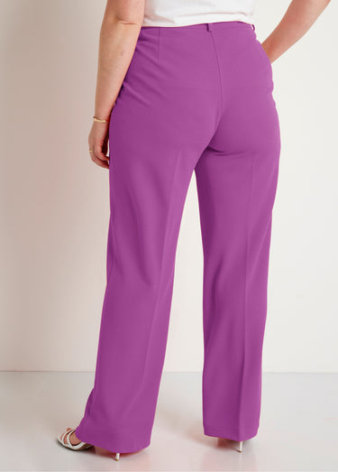 Pantalon fluide large Violet