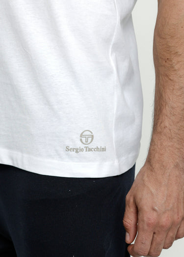 T-shirts essentiel col V manches courtes Blanc