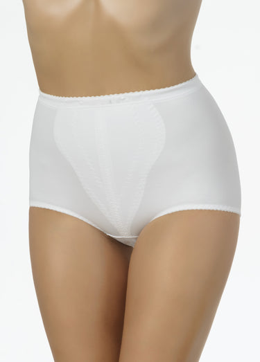 Culotte gaine sculptante, taille haute Blanc