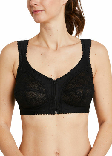 Soutien-gorge sans armatures grand maintien Noir