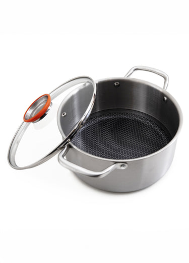 Marmite 24cm triplex + couvercle Blackcube Gris