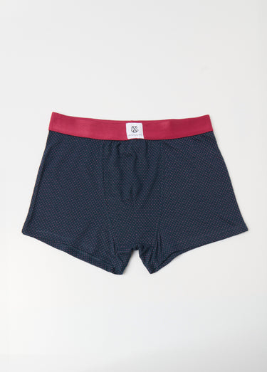 Lot de 3 Boxers ceinture contrastante Bordeaux - Lot de 3