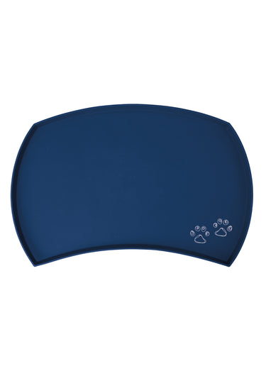 Set de table anti dérapant pour animaux Bleu