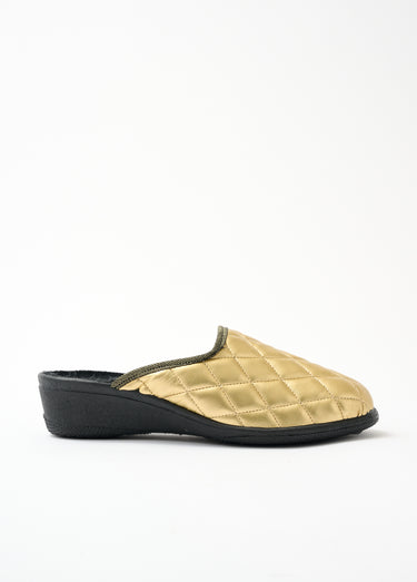 Chaussons mules largeur confort Dore