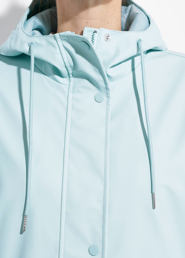 Parka à capuche zippée pressionnée déperlante Opaline
