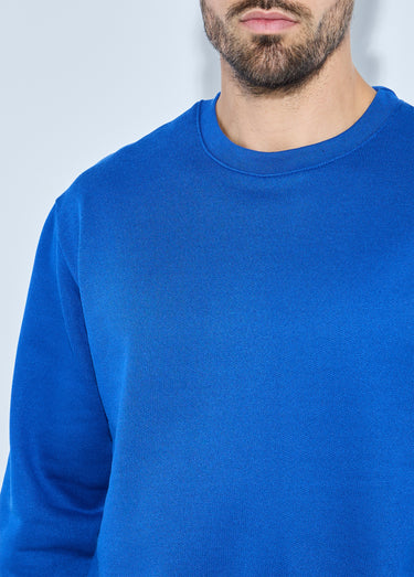 Sweat molleton col rond Indigo