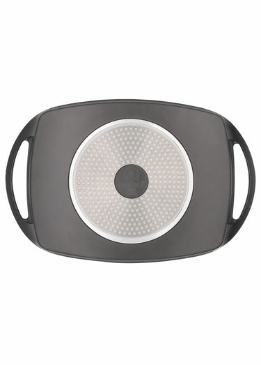 Plancha grill alu 47cm Diamant Bleu Bleu