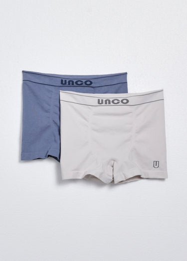Boxers unis assortis coton majoritaire Assortis Bleu