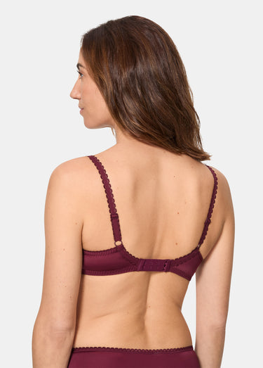 Soutien-gorge en dentelle et microfibre Imprime