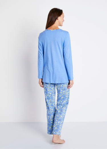 Pyjama coton imprimé motif koala Bleu