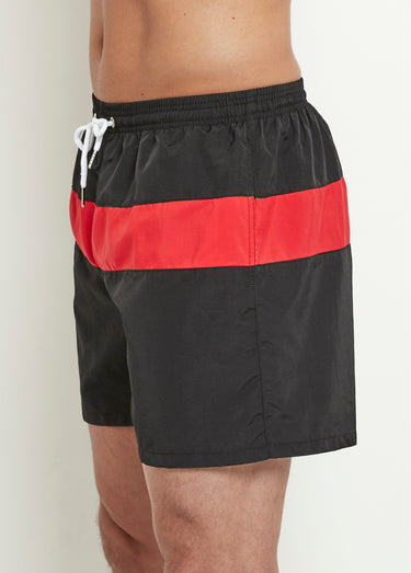 Caleçon de bain style sportif Noir