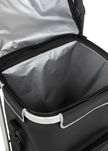 Chariot de courses isotherme en alu Noir