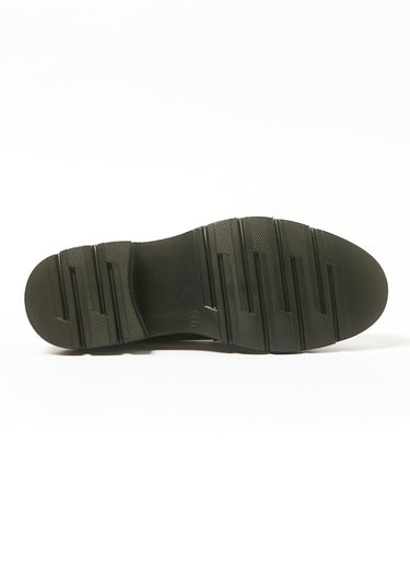 Mocassins à semelle crantée mors métal Gris