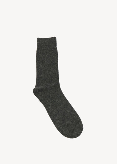 Chaussettes chaudes avec laine et angora Anthracite