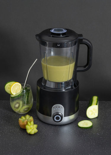 Blender sans fil 3 vitesses, bol verre Noir