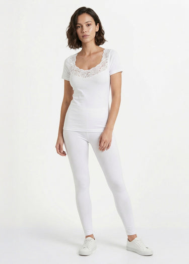 Maillot de corps manches courtes - lot de 2 Blanc Lot2